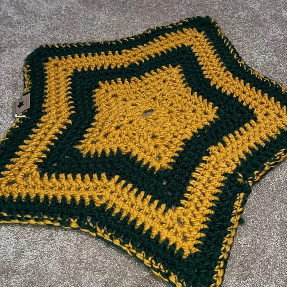Handmade Star Blanket - Knit - NWT - Picture 1 of 4